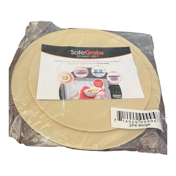 safe grabs Kitchen Multipurpose Silicone Microwave Mat As Seen On